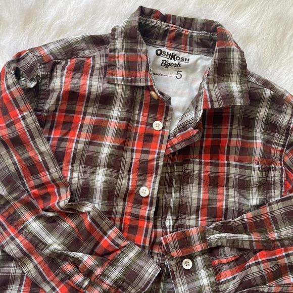 Osh Kosh B’Gosh Button Up Shirt Size 5 - Picture 2 of 5
